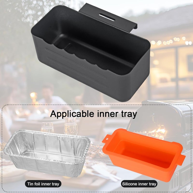 BLELEYLL Grease Trap/Griddle Grease Catcher/Drip Tray/Grease Cup Replacement for Blackstone Grill,Grease Catcher for Black Stone Griddle 17, 22, 28, 30 & 36 inches. - Image 3